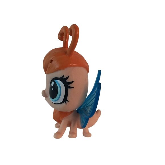 Littlest Pet Shop 2740 Pink Purple Butterfly 257 Orange Fanya Farfalla Butterfly - Picture 8 of 11